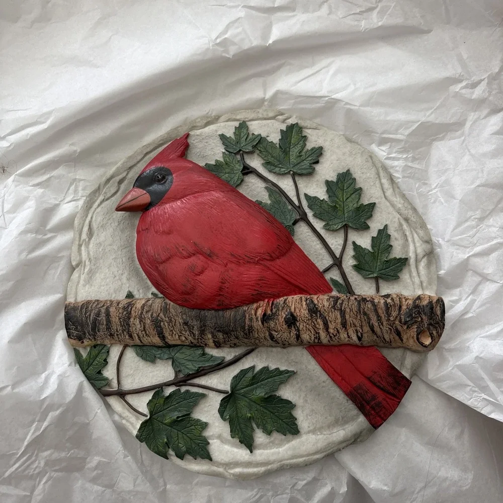 Spoontiques Garden/Hanging/Porch/patio Cardinal Bird Heaven Stepping Stone -‎